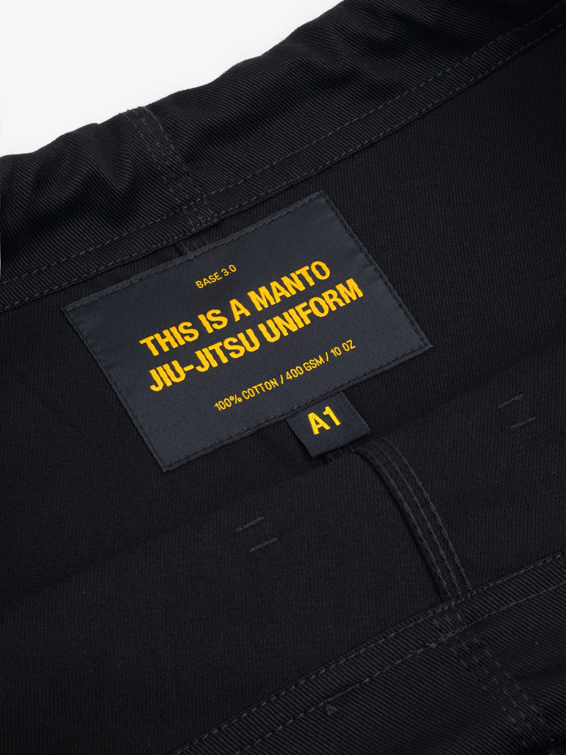 MANTO BASE 3 BJJ GI black/orange